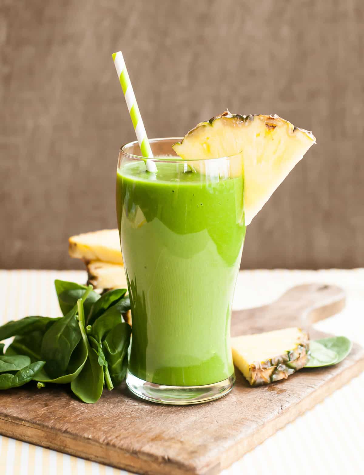 Nourishing Green Smoothie in glass